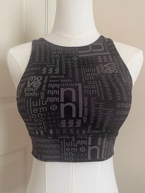 Lululemon Energy Bra High Neck Long Line Womens Size 0 Preppy Athleisure